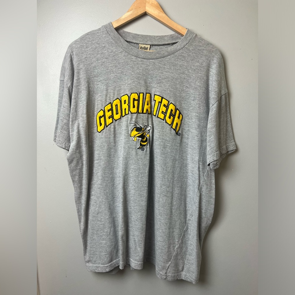 Vintage 90s Georgia Tech‎ Yellow Jackets T-shirt, Georgia Tech Yellow Jacket XL